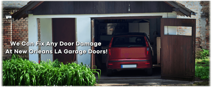Garage Door Off Track In New Orleans LA